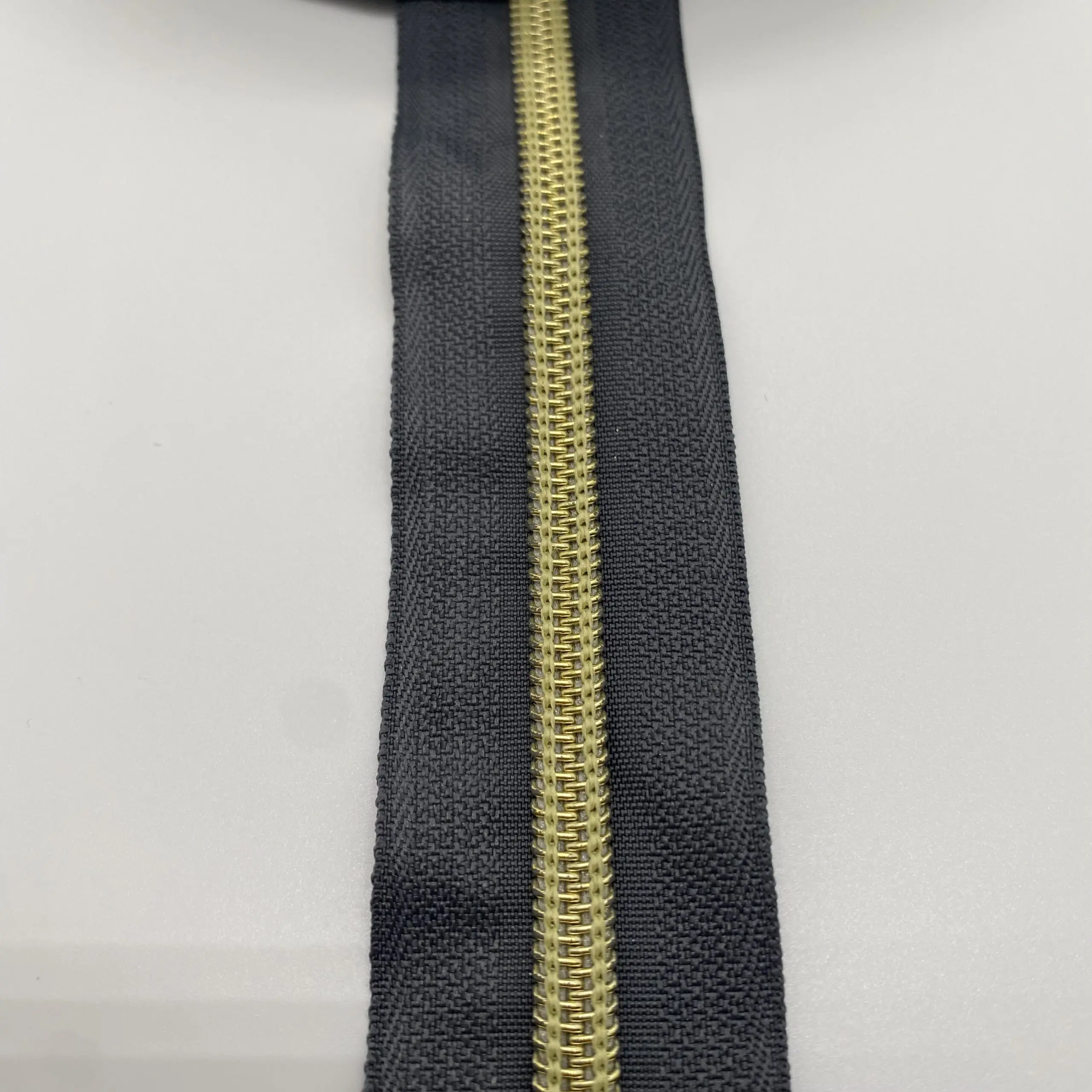 Reißverschluss Golden Star, breit, anthrazit – Bild 3