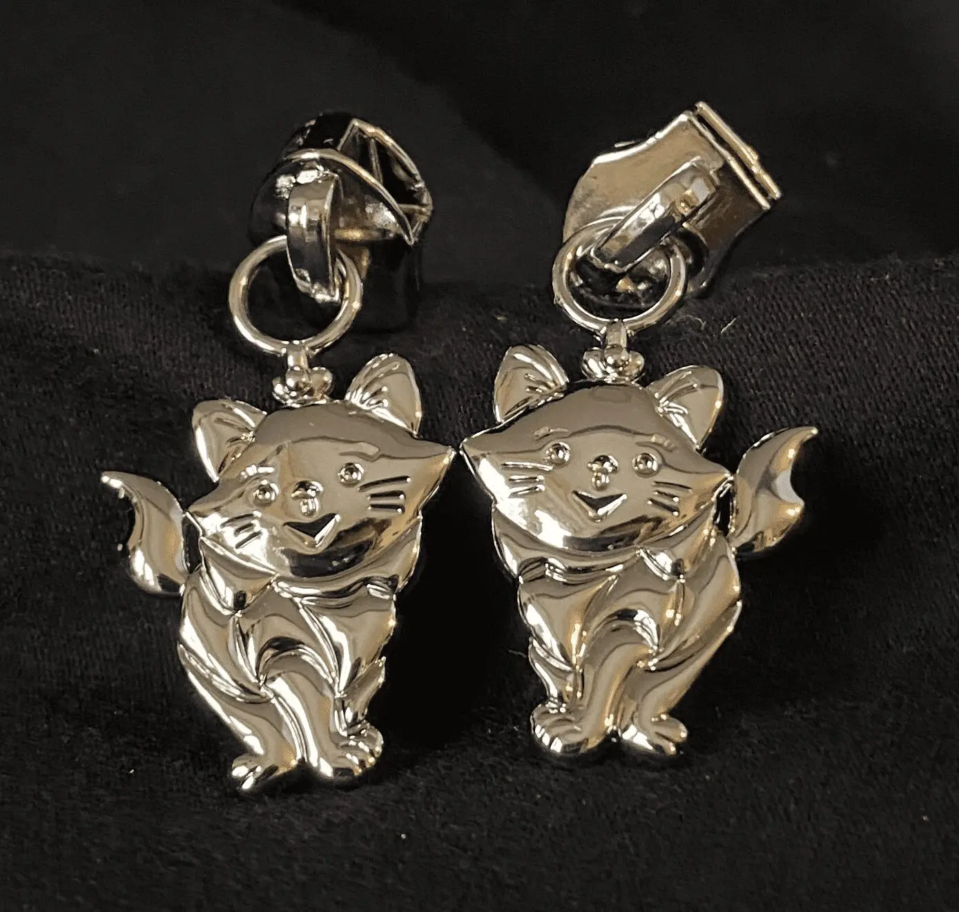 Zipper Cat, breit, silber – Bild 2