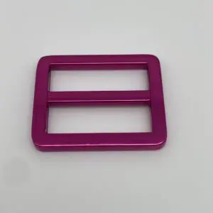 Gurtschieber Intense Colors Pink 25 mm aus Metall für 25 mm breite Gurtbänder – hochwertiger Taschenbeschlag zum Verstellen von Schultergurten, Taschenriemen und Accessoires.