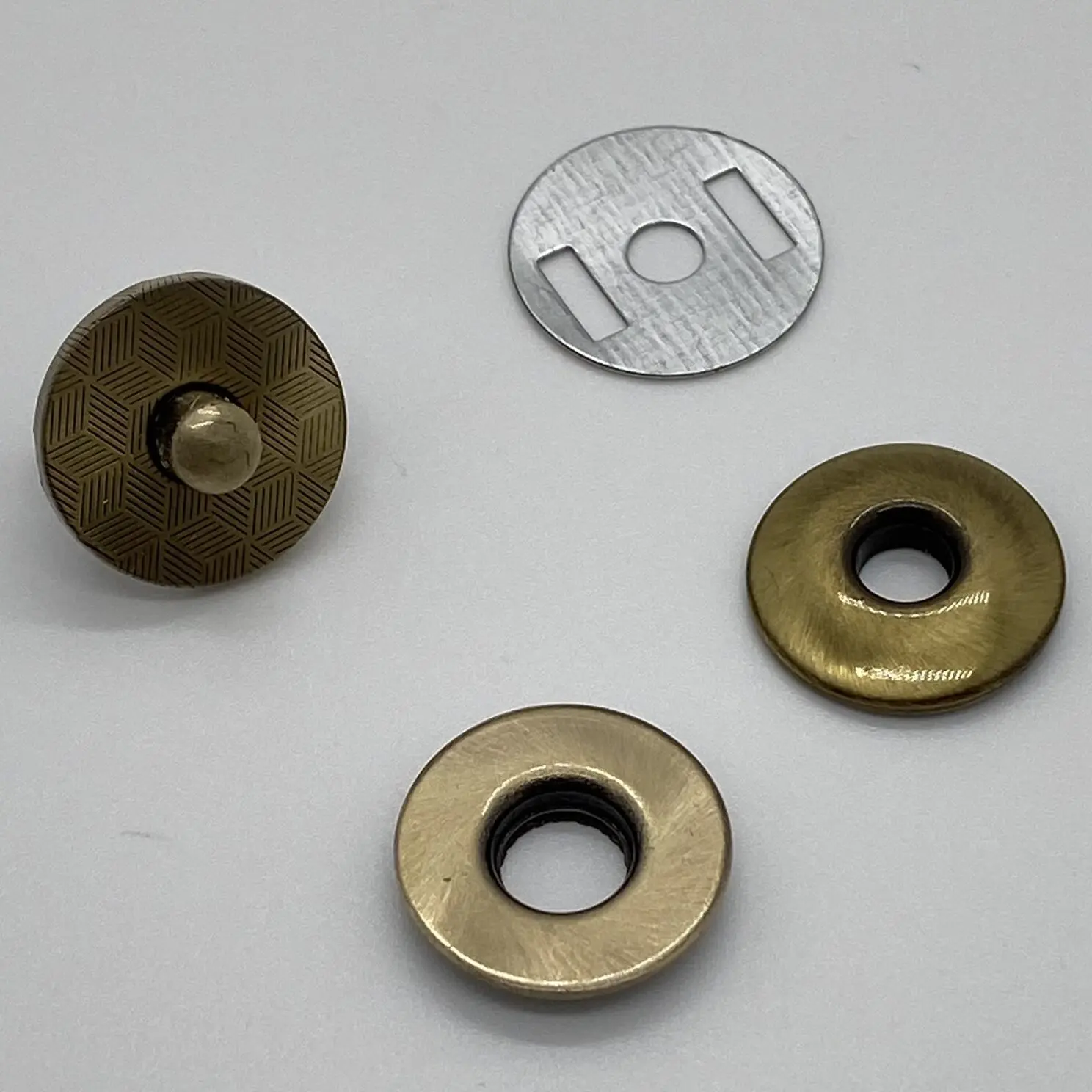 Magnetverschluss, 17 mm, messing – Bild 3