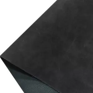 Nubuk Kunstleder Annabelle schwarz in Vintage Optik