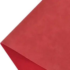 Nubuk Kunstleder Annabelle rot in Vintage Optik