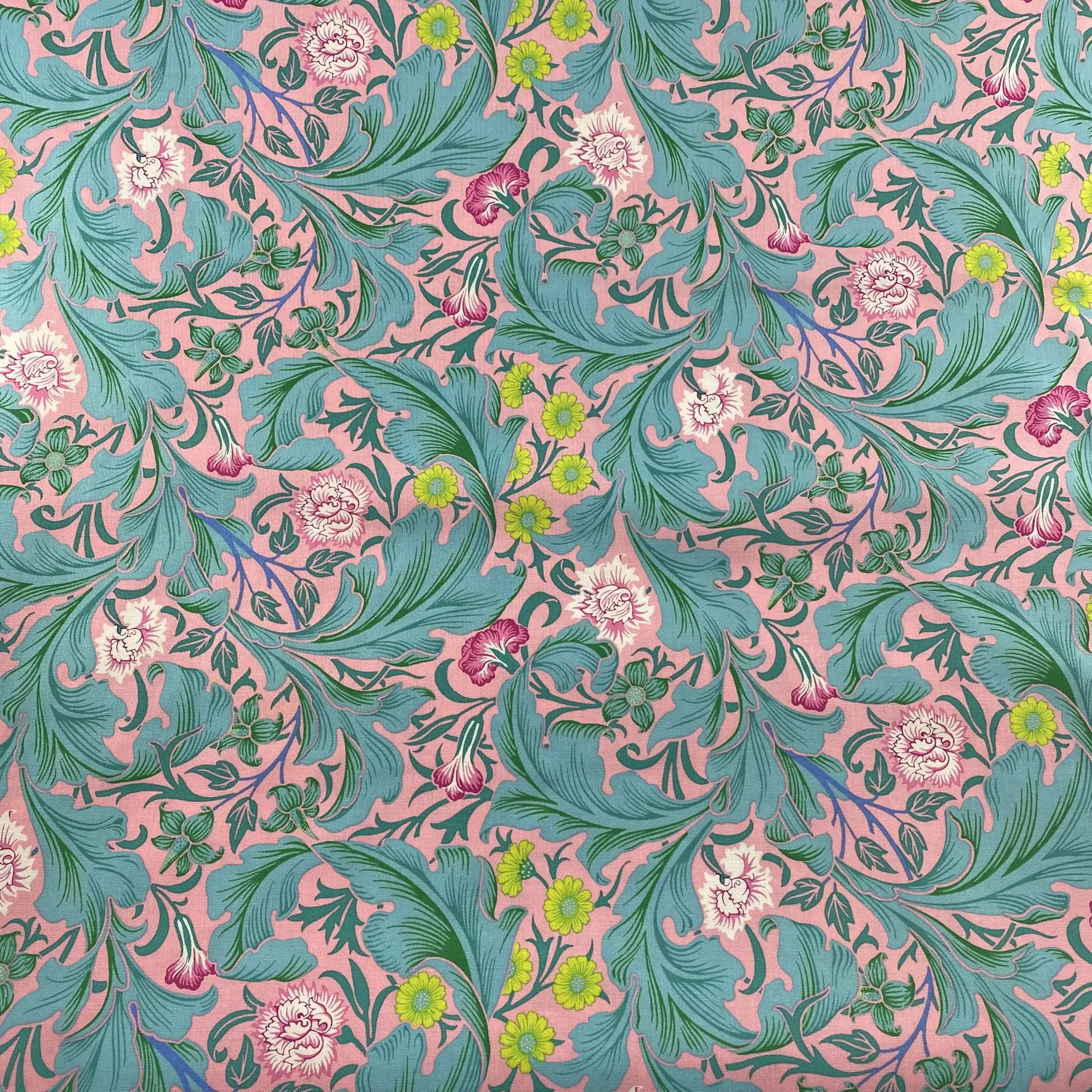 Leicester - aqua, The Original Morris & Co und Kaffe Fassett