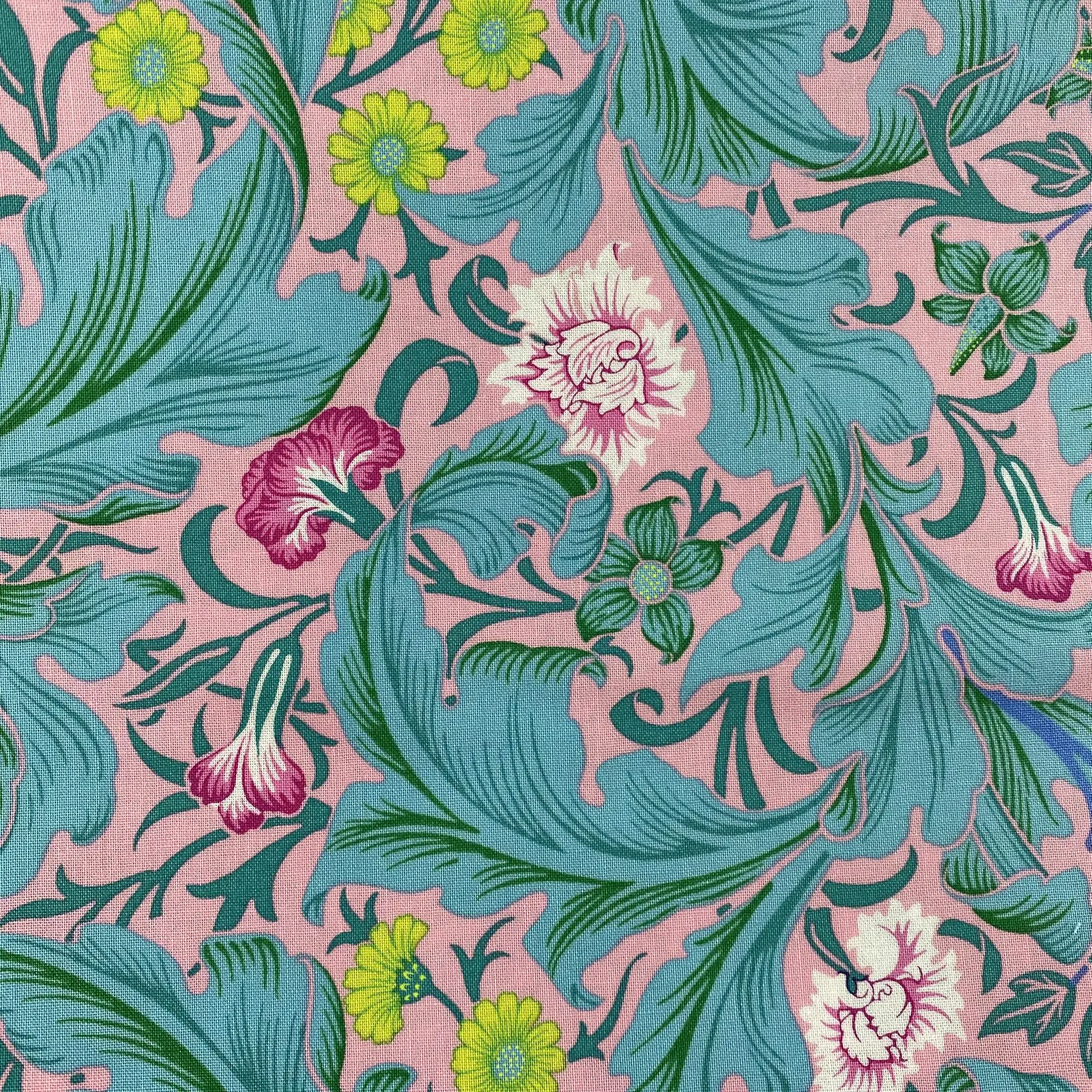 Leicester - aqua, The Original Morris & Co und Kaffe Fassett