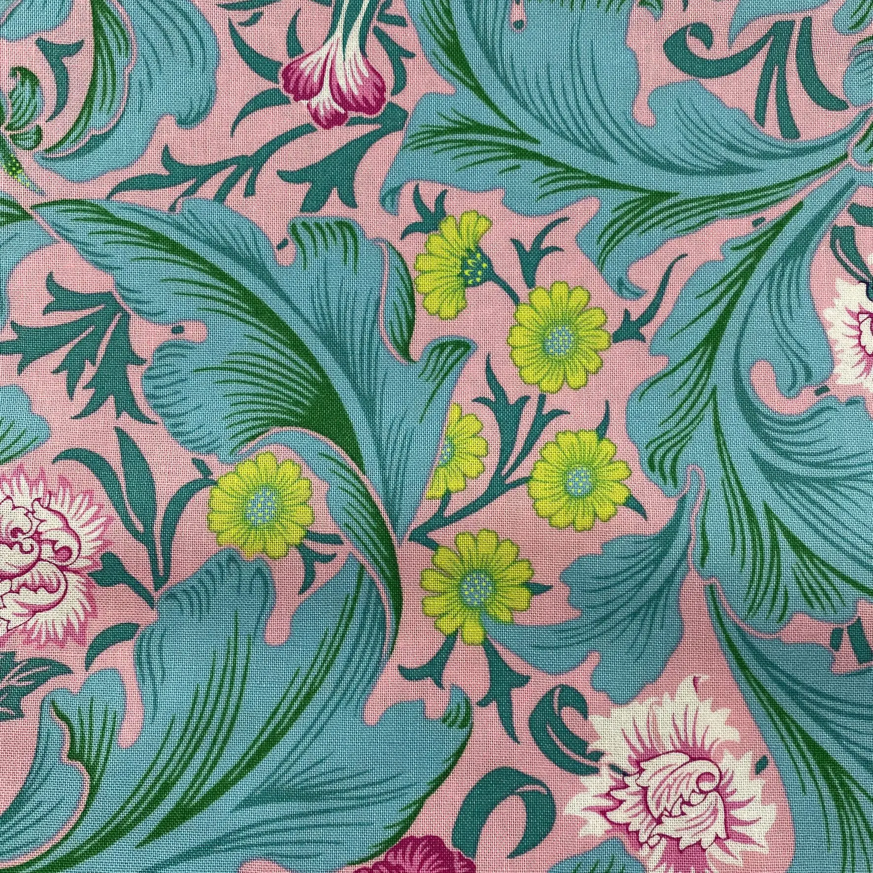 Leicester - aqua, The Original Morris & Co und Kaffe Fassett