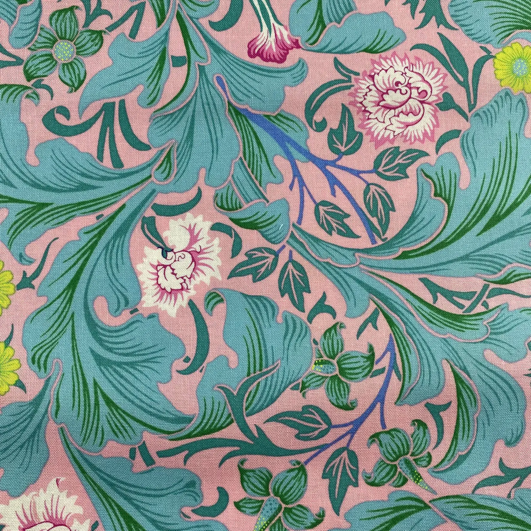 Leicester - aqua, The Original Morris & Co und Kaffe Fassett