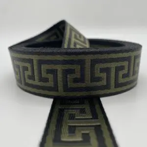 Gurtband Greek in Olivgrün