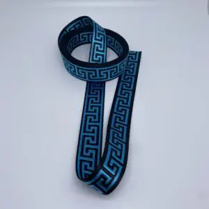 Gurtband Greek in Türkisblau