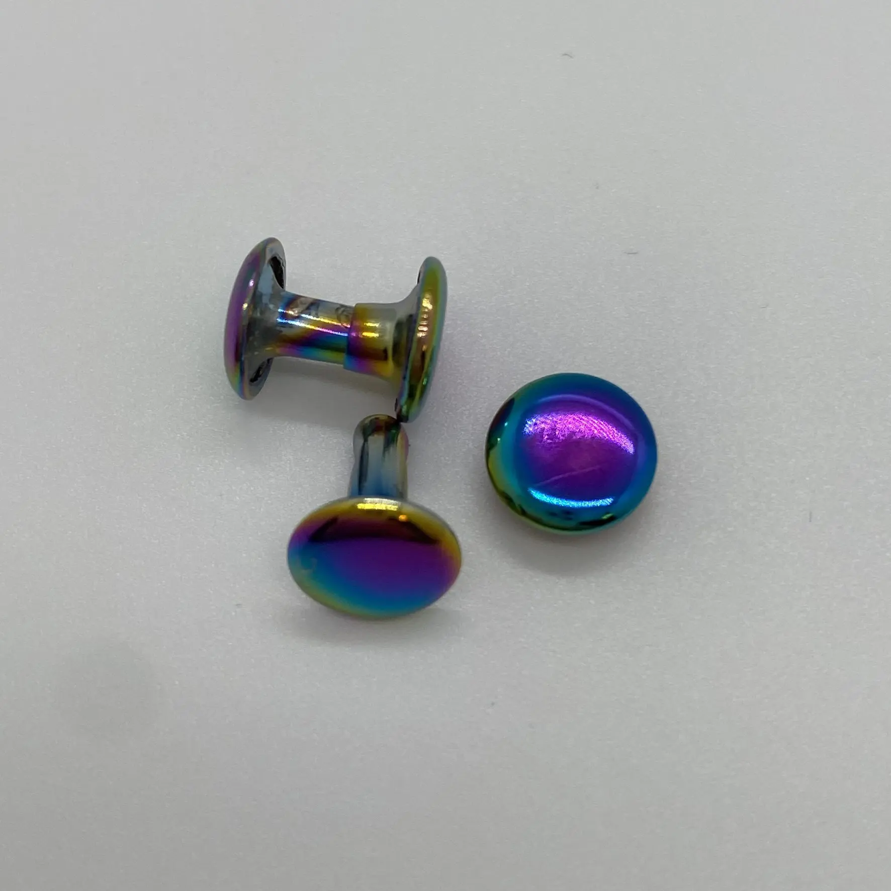 Doppelkopfnieten 8x8 mm in Regenbogen