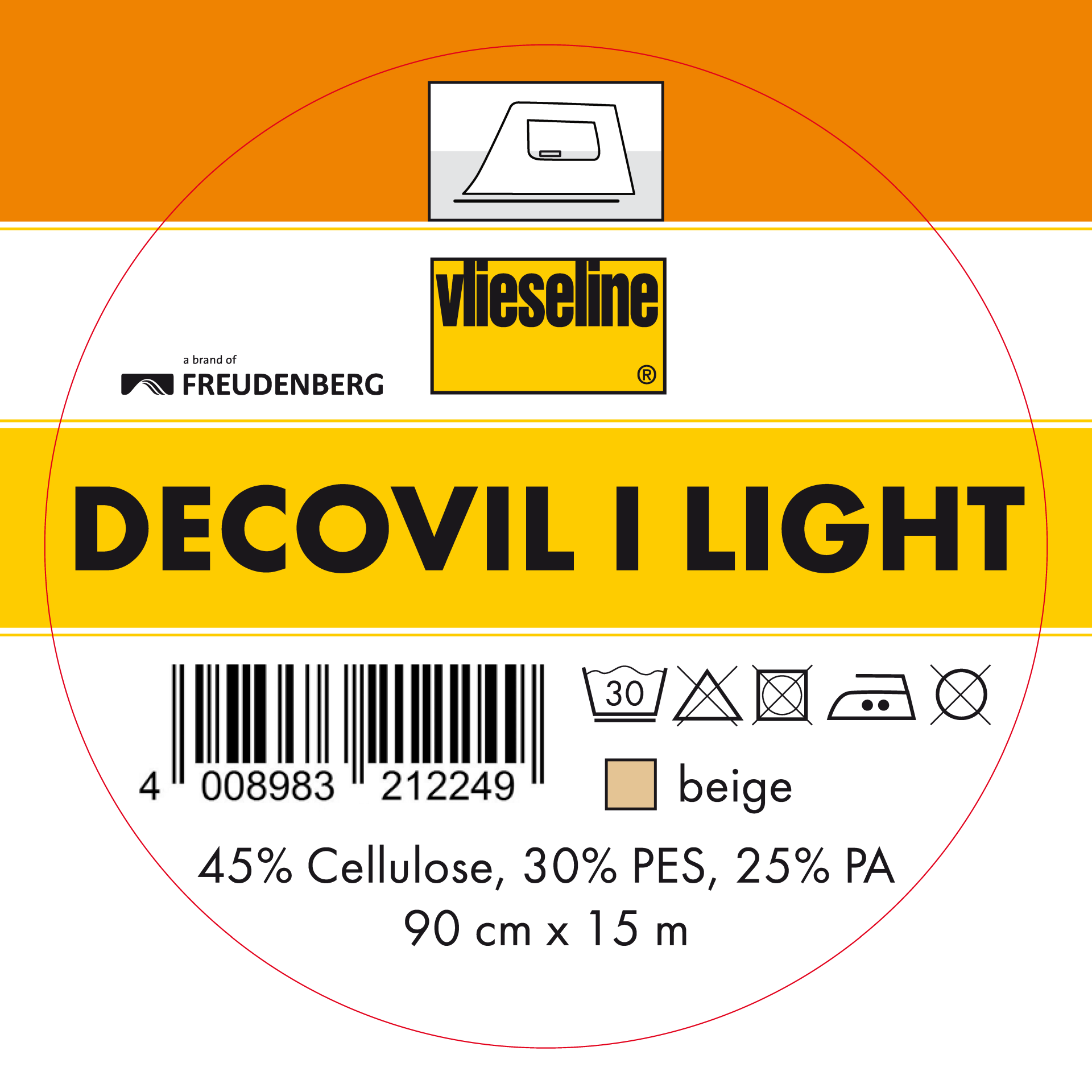 Vlieseline Decovil I light, leichte Verstärkung – Bild 2