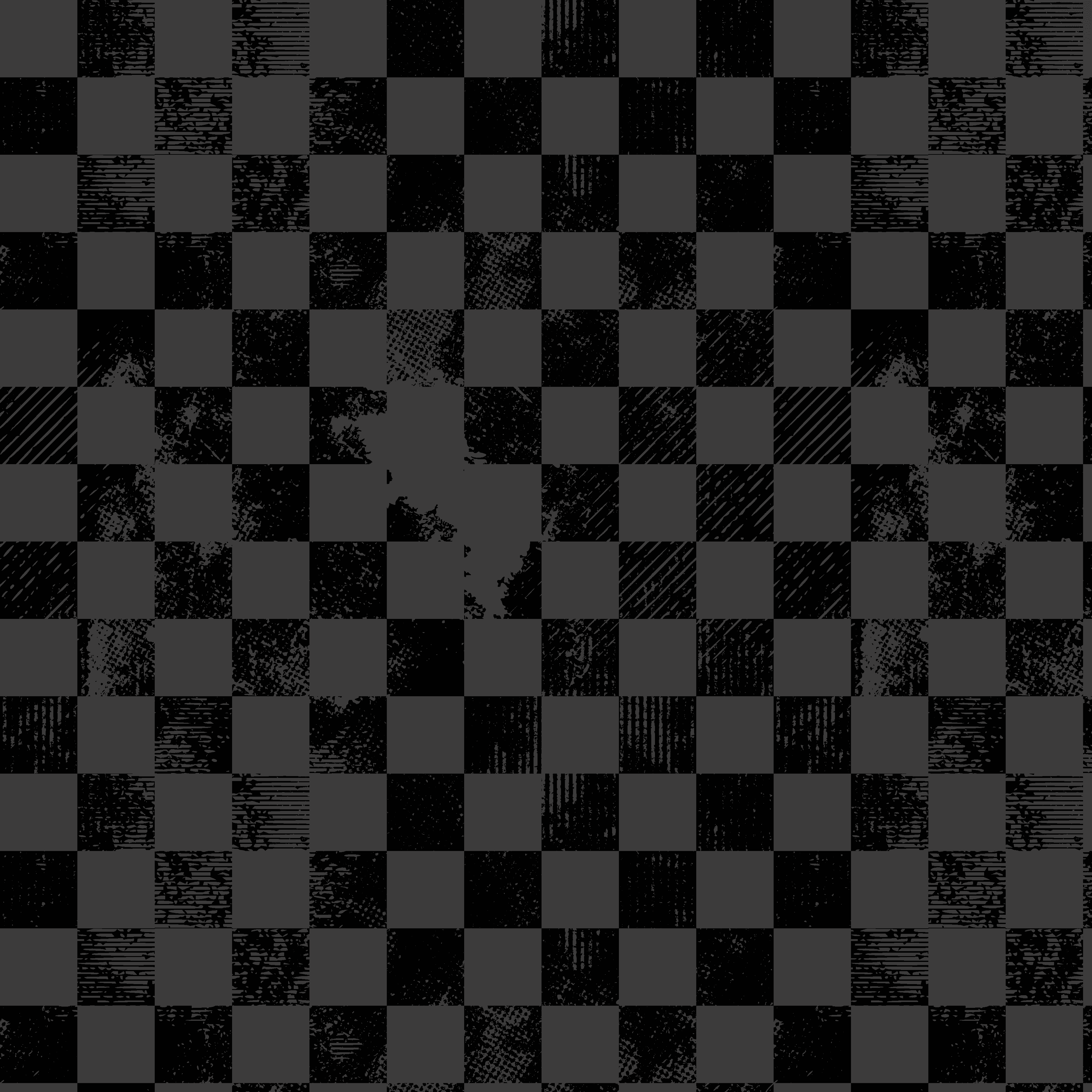 Grunge Karos grau-schwarz: Moderner Grunge Karostoff in Grau und Schwarz mit Used-Optik als Meterware