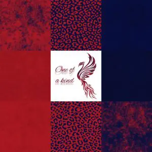 Farbwelt marineblau-rot