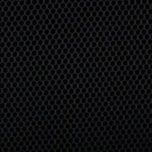 Schwarzer 3D-Mesh-Stoff von Swafing mit luftdurchlässiger, polsternder Gewebestruktur