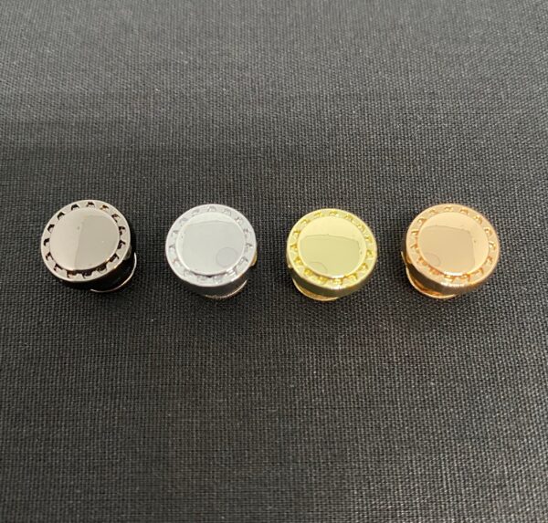 Schraubniete Beautiful Rounds, gunmetal – Bild 6