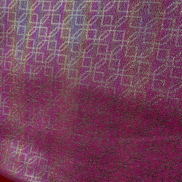 Kunstleder Ornaments, pink – Bild 5