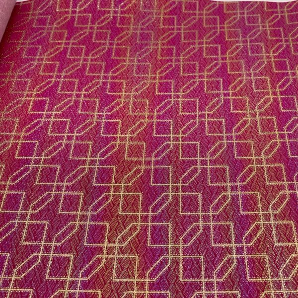 Kunstleder Ornaments, pink – Bild 3