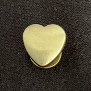 Schraubniete Heart, messing