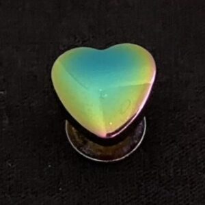 Schraubniete Heart, regenbogen