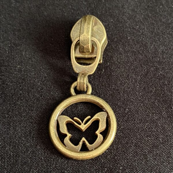 Zipper Butterfly, breit, bronze