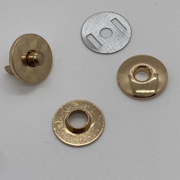 Magnetverschluss, 17 mm, hellgold – Bild 2