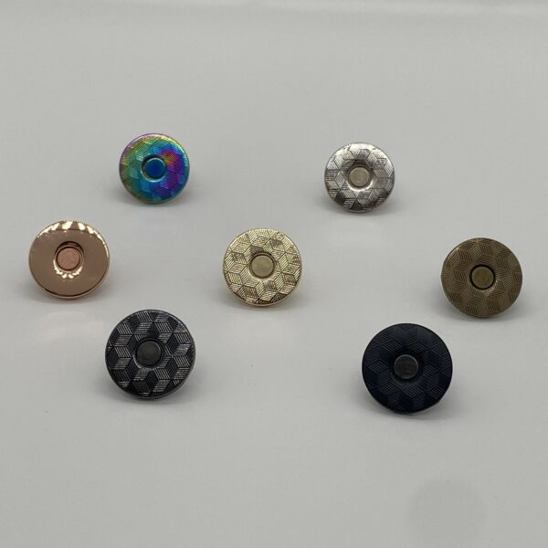 Magnetknopf Slim, 2 mm schmal, regenbogen – Bild 2