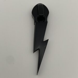 Zipper Blitz, breit, mattschwarz