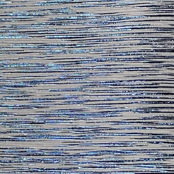 Kunstleder Stripes, weiß-blau – Bild 4
