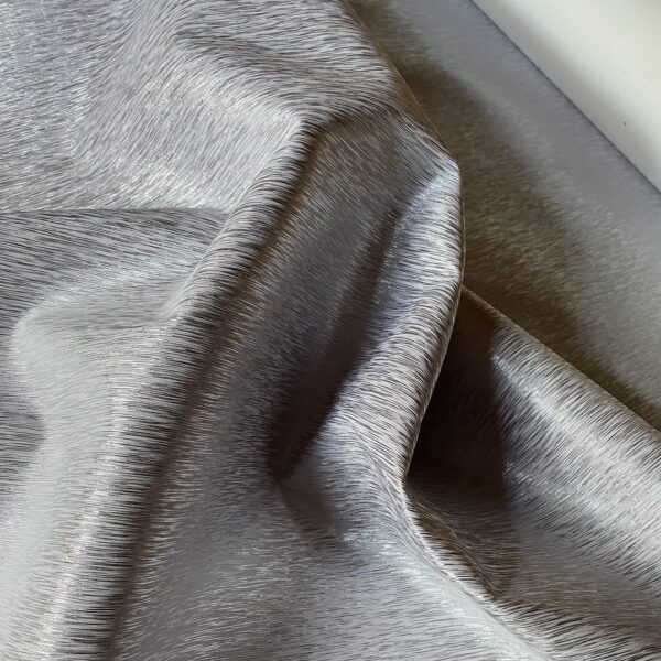 Kunstleder Stripes, weiß-silber – Bild 5