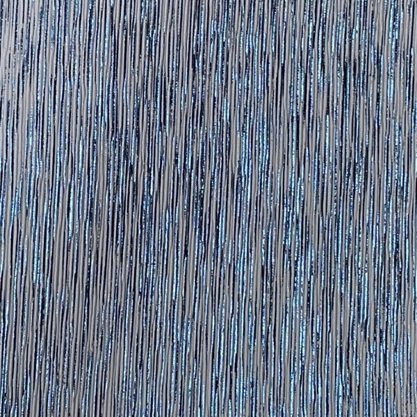 Kunstleder Stripes, weiß-blau – Bild 3