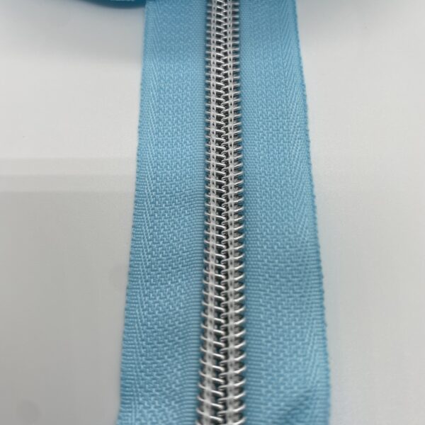 Reißverschluss Silver Star, breit, eisblau – Bild 4