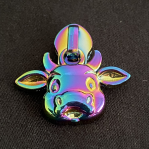 Zipper Cow, breit, regenbogen