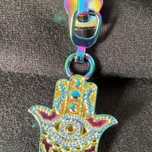 Zipper Hand, breit, regenbogen