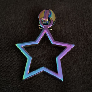 Zipper Big Star, breit, regenbogen