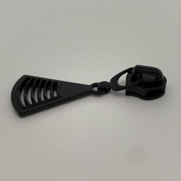 Zipper Triangle, breit, mattschwarz – Bild 3
