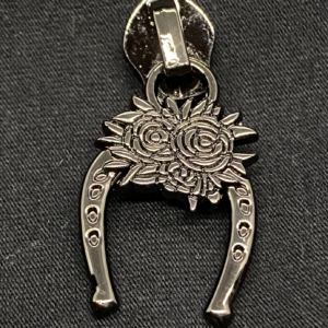 Zipper Hufeisen, breit, gunmetal