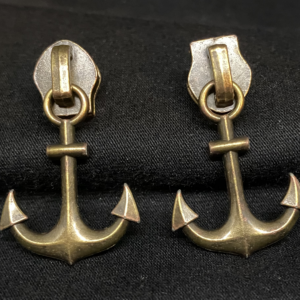 Zipper Anker, breit, bronze