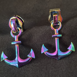 Zipper Anker, breit, regenbogen
