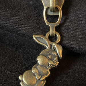 Zipper Bunny, breit, bronze