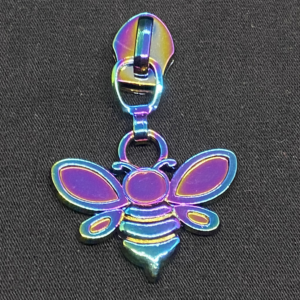 Zipper Biene, breit, regenbogen