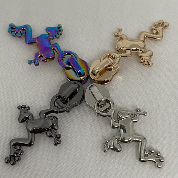 Zipper Frosch, breit, regenbogen – Bild 3