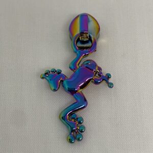 Zipper Frosch, breit, regenbogen