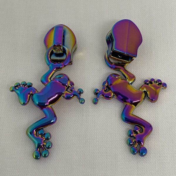 Zipper Frosch, breit, regenbogen – Bild 2