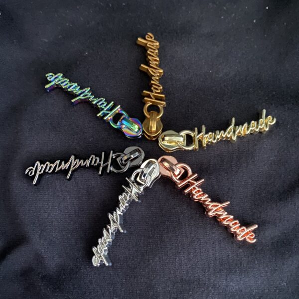 Zipper Handmade, schmal, messing – Bild 3
