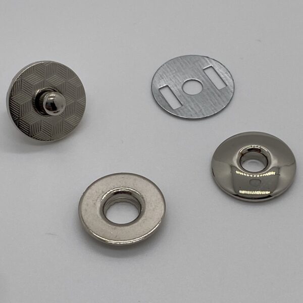 Magnetverschluss, 17 mm, silber – Bild 3