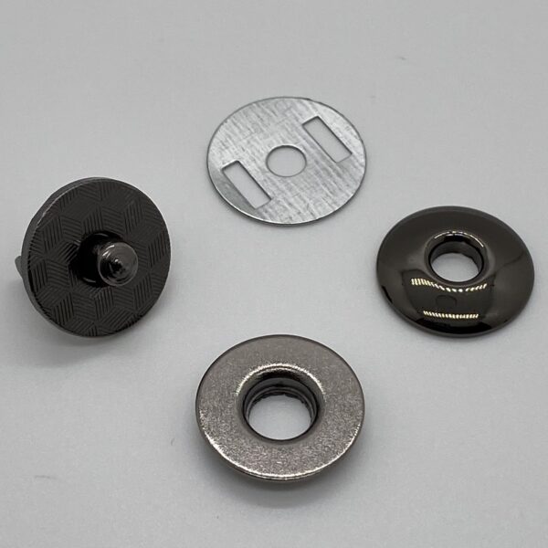 Magnetverschluss, 17 mm, gunmetal – Bild 3