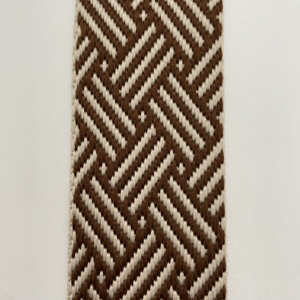 Gurtband Braided, 38mm, beige-braun – Bild 4