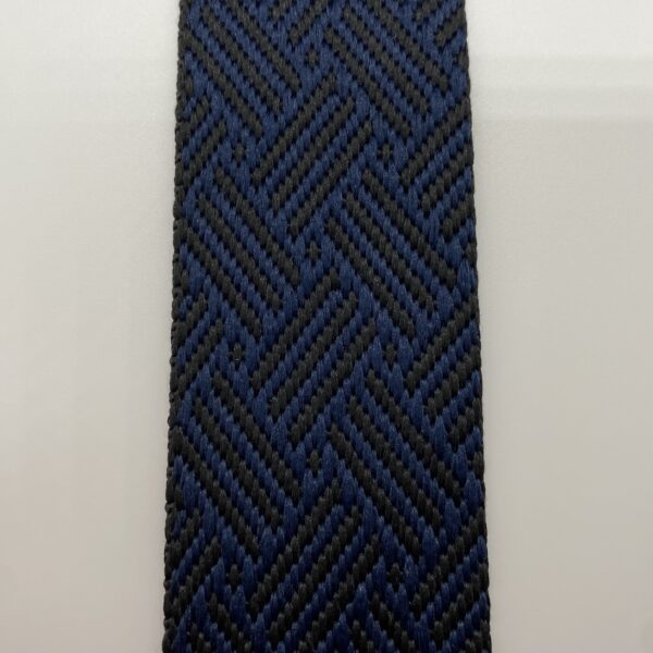 Gurtband Braided, 38mm, schwarz-blau – Bild 5