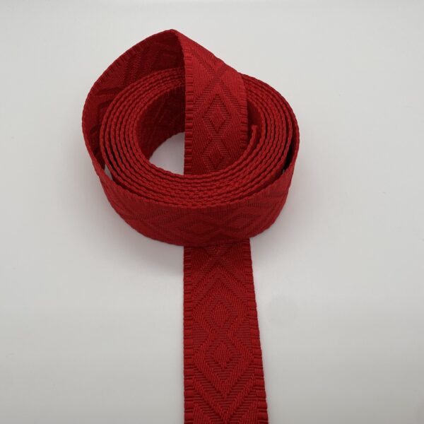 Gurtband Ethno, 38mm, rot – Bild 6
