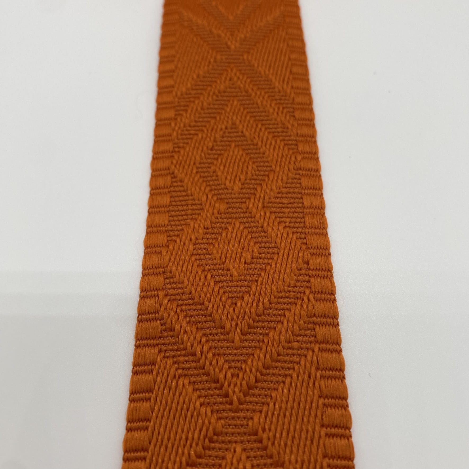 1,5 m Reststück - Gurtband Ethno, 38mm, orange – Bild 5