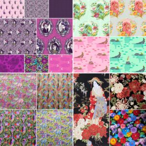 Popeline- und Patchworkstoffe
